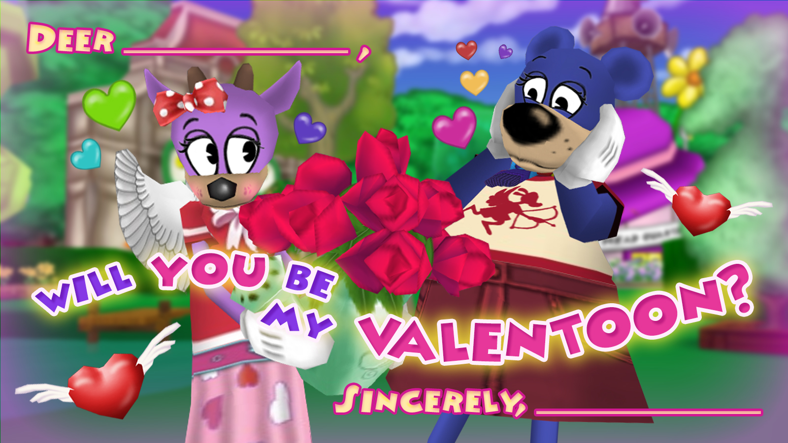 Deer Valentine - Will you be my ValenToon?