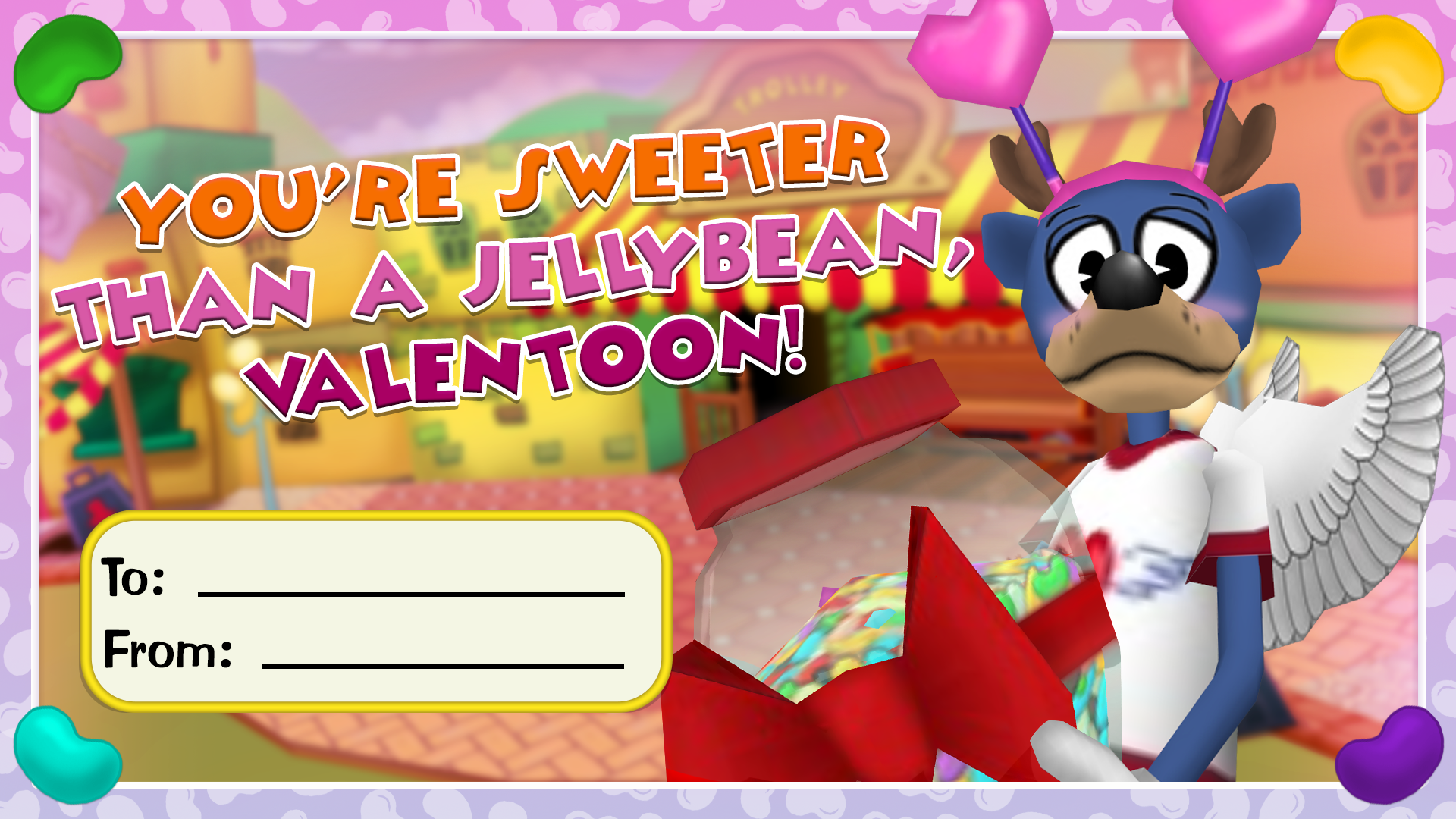 You're Sweeter Than a Jellybean, ValenToon!