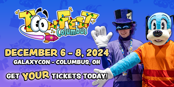 ToonFest Columbus | December 6-8, 2024 at GalaxyCon Columbus. Get YOUR Tickets Today!