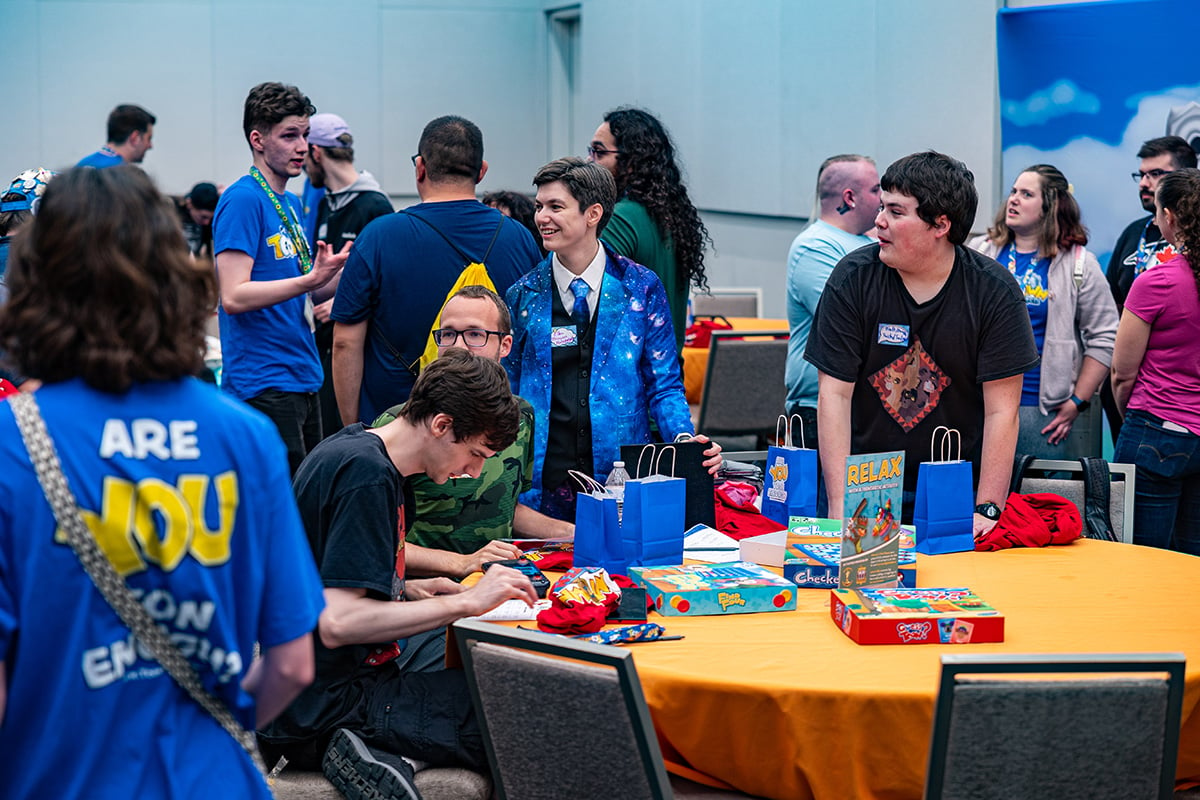 Image: A crowd during the Meet & Greet at ToonFest: The Great Fanfair in Oklahoma City!