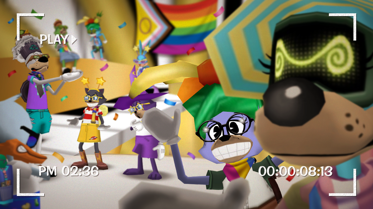 Team Toons celebrate Pride