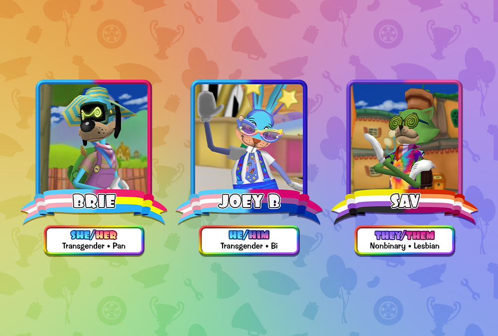 Trans and Nonbinary Team Toons