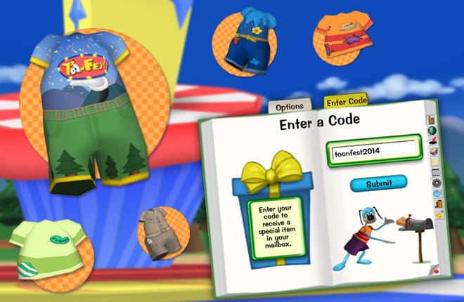 toonfest codes toontown offline