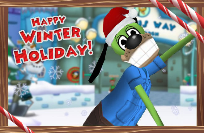 Happy Winter Holiday from Toontown!