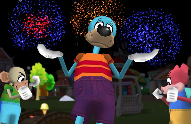 Flippy celebrates the New Year and Winter Laff-o-Lympics with new Toon colors!