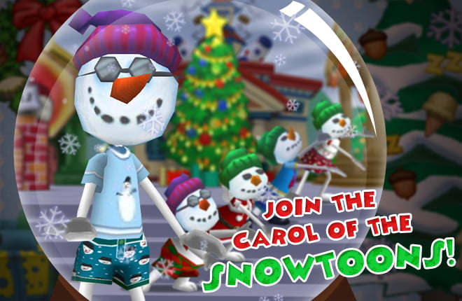 Sing a song or two with the Snowtoons!