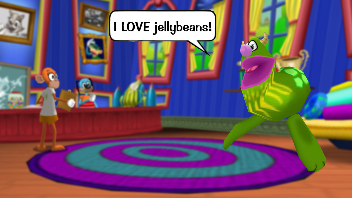 Fluffy absolutely LOVES Jellybeans!
