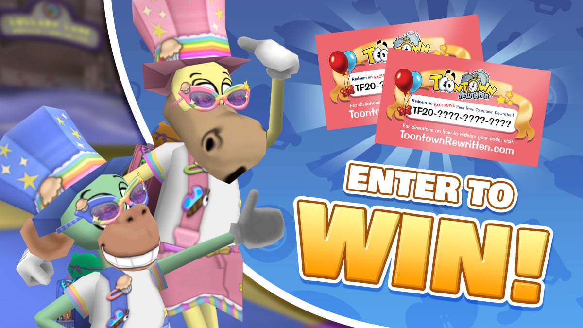 Let the ToonFest 2020 Code Giveaways Begin! Toontown Rewritten