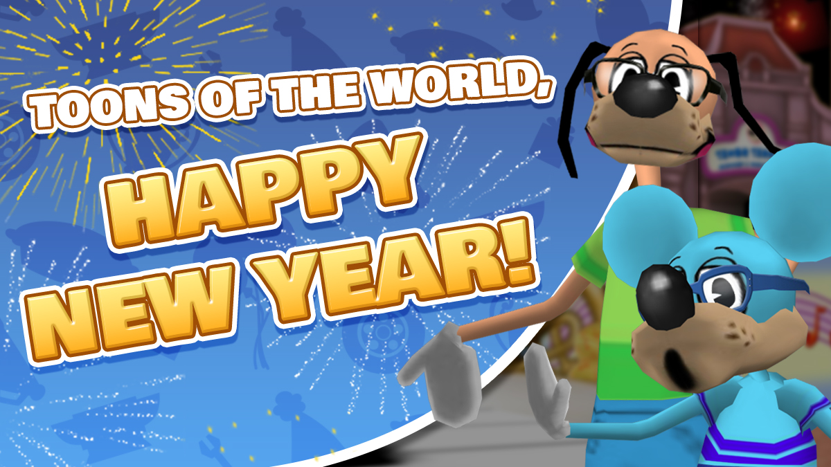 Image: The Toontown Rewritten Team wishes you a happy New Year!