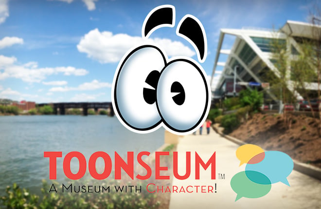 Toontown Teaser paired with ToonSeum Logo