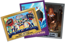 Toontanic, Toon Council Presidential Elections, The Club President (Series 4-19, 4-20, 4-21) cards